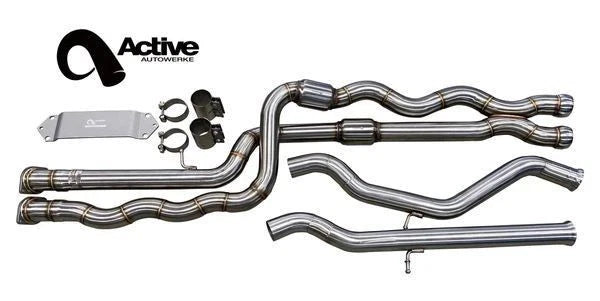 Active Autowerke Equal Length Midpipe Exhaust for BMW M3 F80 - GEN 2 NON RES