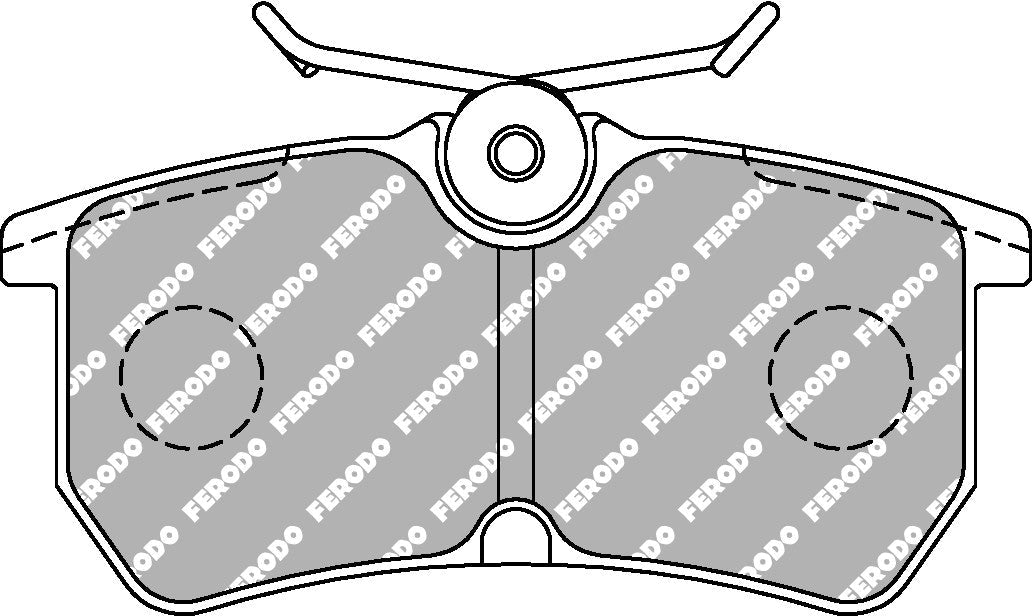 Ferodo DS2500 Rear Brake Pads FCP1319H