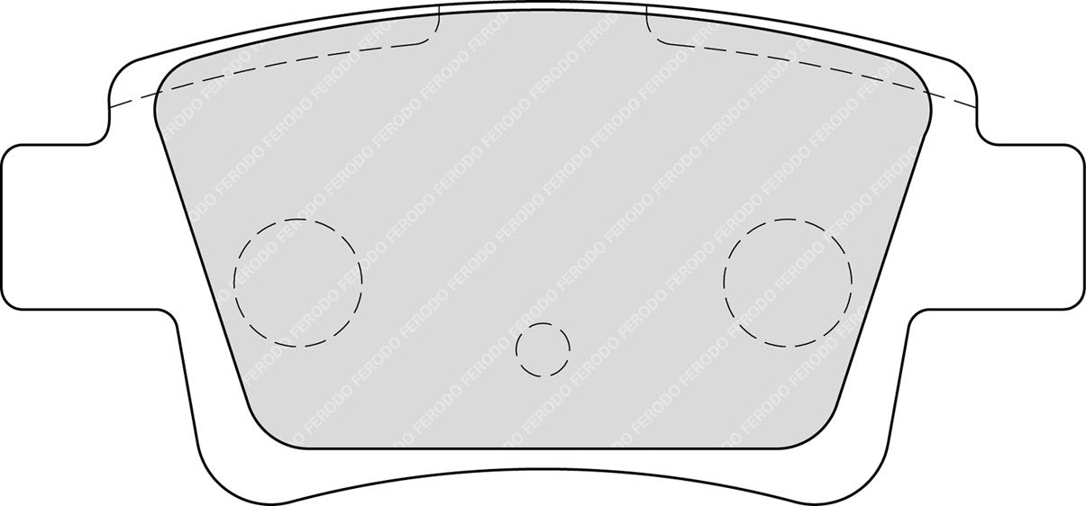 Ferodo DS2500 Rear Brake Pads FCP1858H