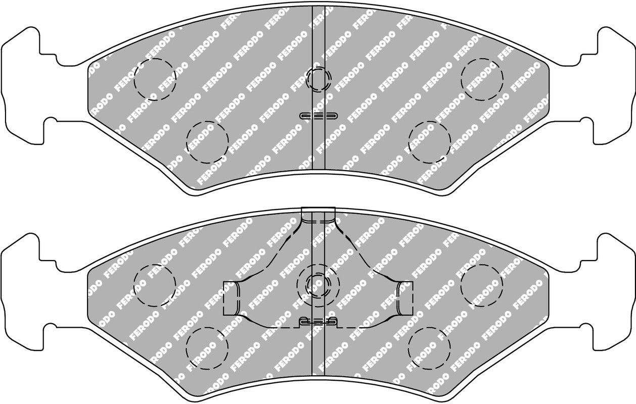 Ferodo DS3000 Brake Pads FCP206R