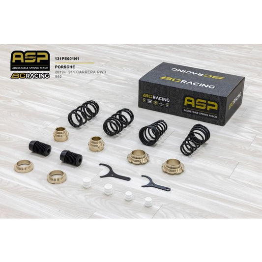 BC Racing ASP Adjustable Lowering Springs for Porsche 911 Carrera RWD 992 2019+