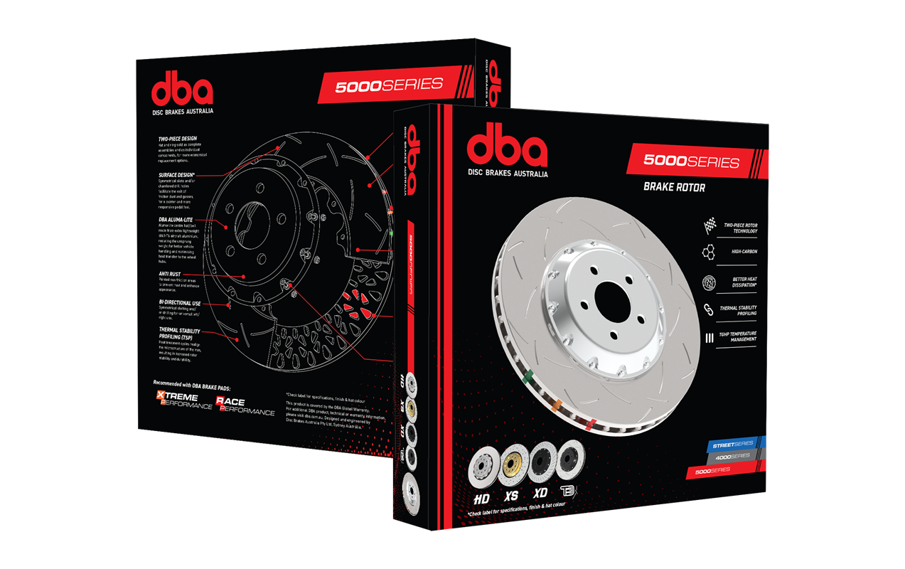 DBA 370mm Front 2-Piece Discs 5000 Series T3 for Audi RS3 8V Mk3 - DBA52844SLVS