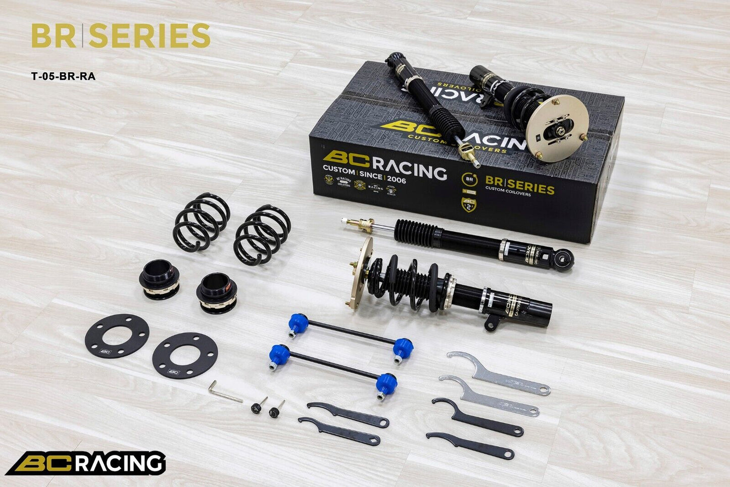 BC Racing BR RA Coilovers for Mini Cooper F56 2014+ without DDC T-05-BR-RA