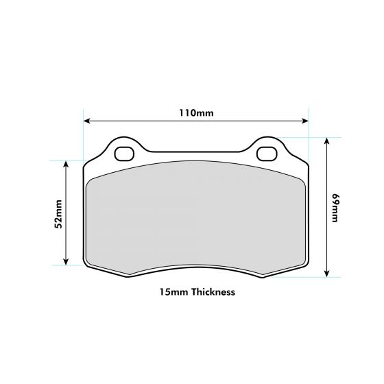 PBS ProRace Front Brake Pads for Seat Leon Cupra Mk1 1M 8003PR