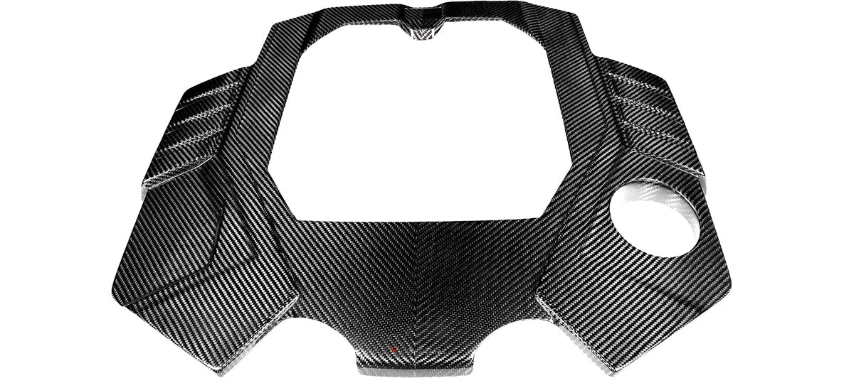 Eventuri Matte Carbon Engine Cover for Audi RS6 C8