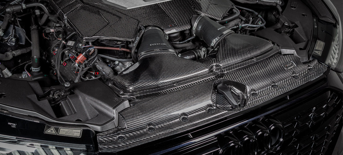 Eventuri Gloss Carbon Intake Kit for Audi RS6 RS7 C8