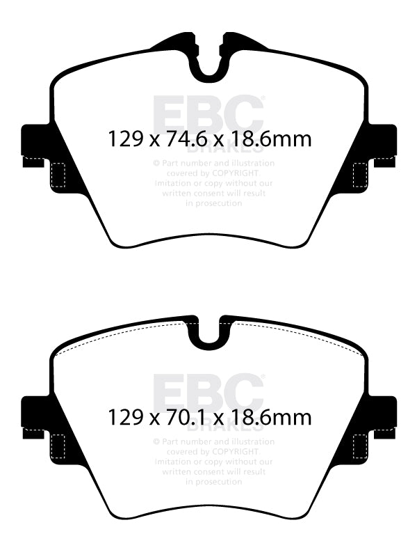 EBC Redstuff Front Brake Pads DP32245C