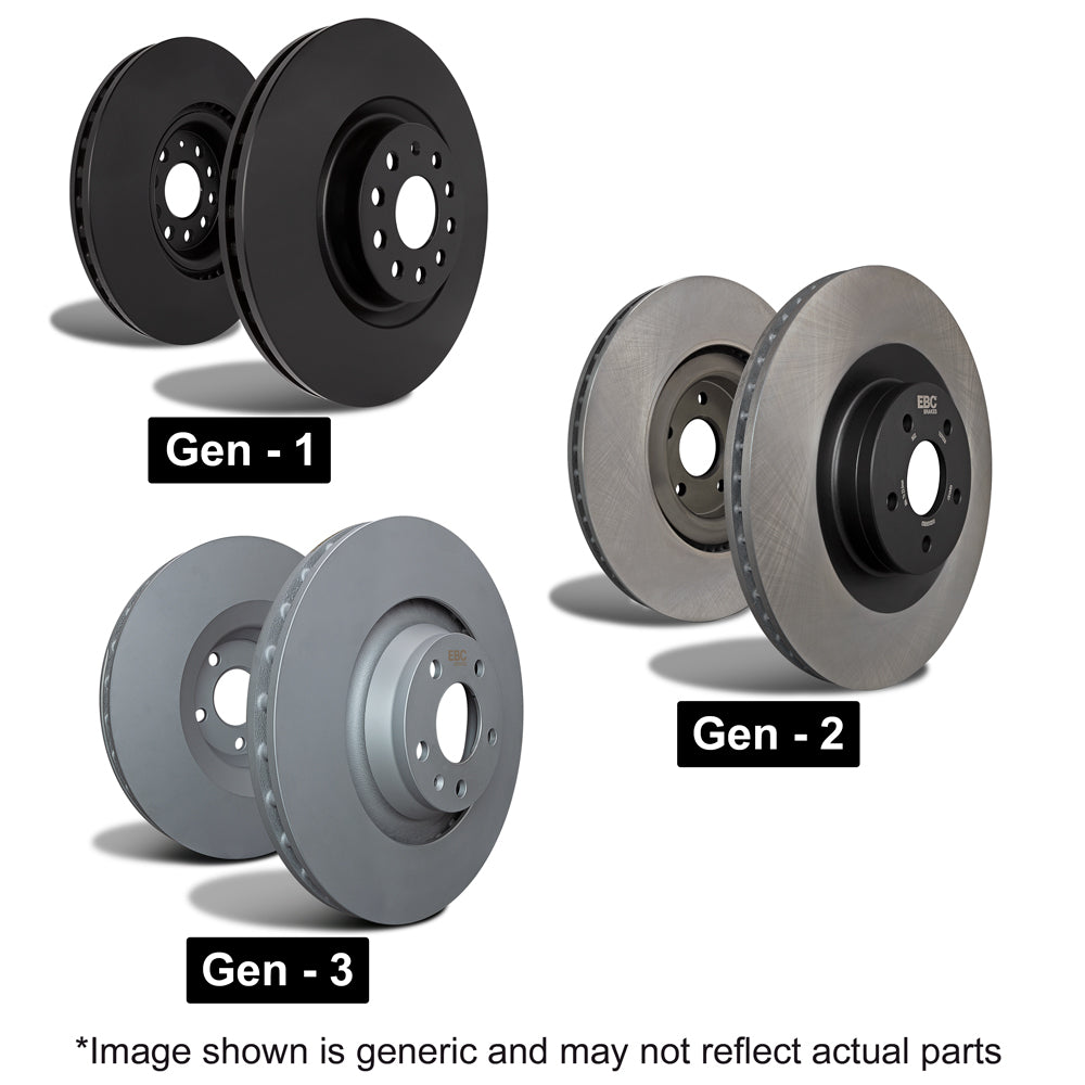 EBC 330mm Rear Brake Discs D2120R