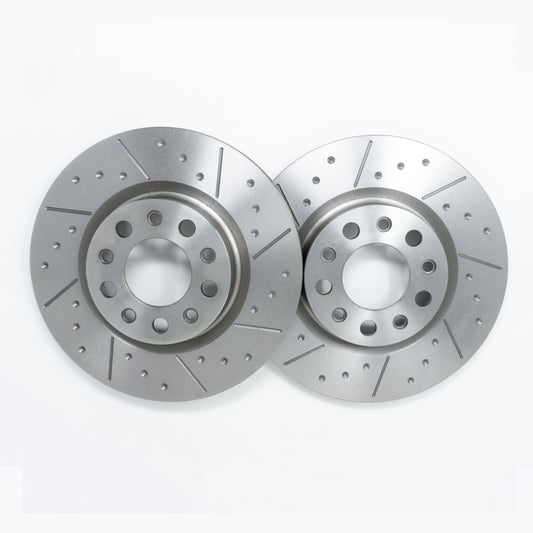 MTEC Front Brake Discs 340mm for VW Golf R Mk7, Audi S3 8V, Seat Leon Cupra Mk3