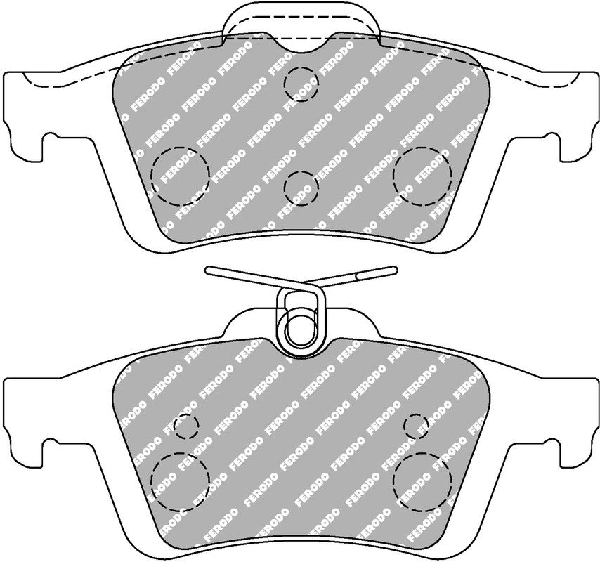 Ferodo DS2500 Rear Brake Pads FCP1931H