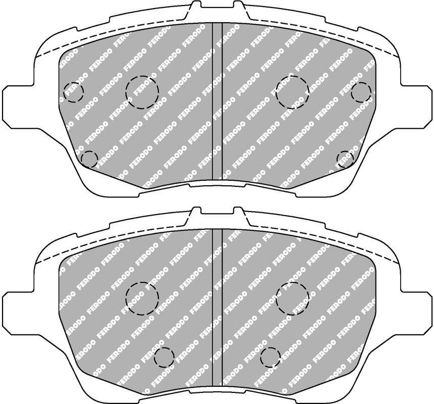 Ferodo DS2500 Front Brake Pads FCP4612H