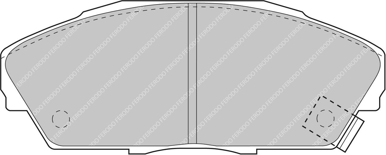 Ferodo DS2500 Front Brake Pads FCP748H