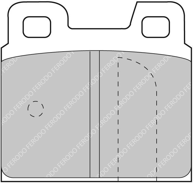 Ferodo DS2500 Rear Brake Pads FCP93H