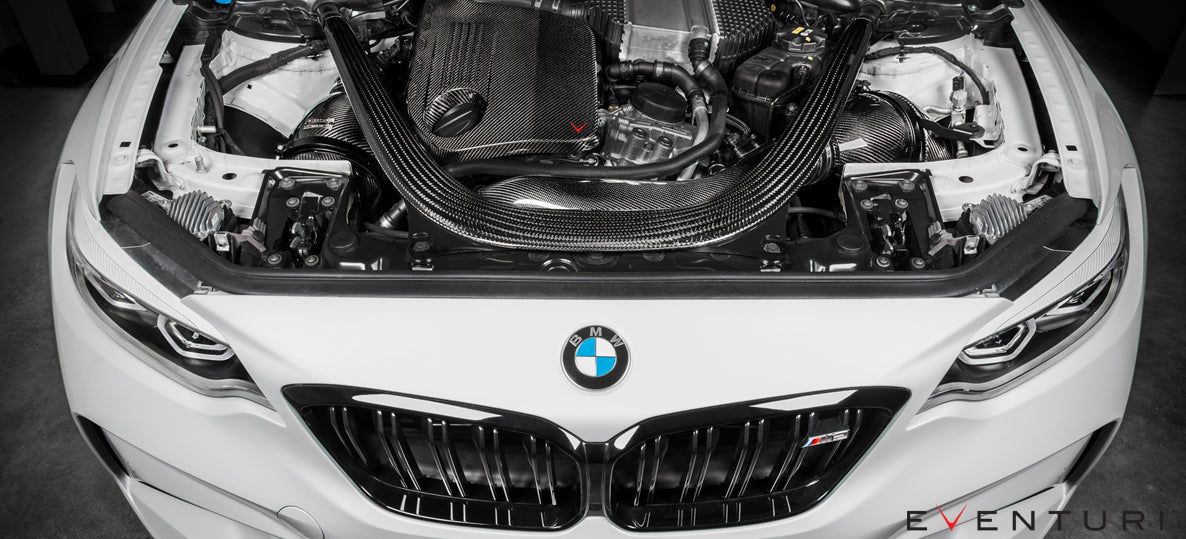 Eventuri Gloss Carbon Intake Kit for BMW M2 Competition S55