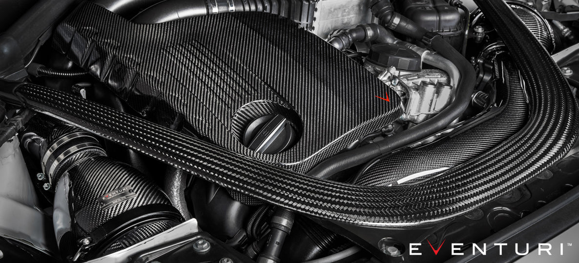 Eventuri Gloss Carbon Intake Kit for BMW M2 Competition S55