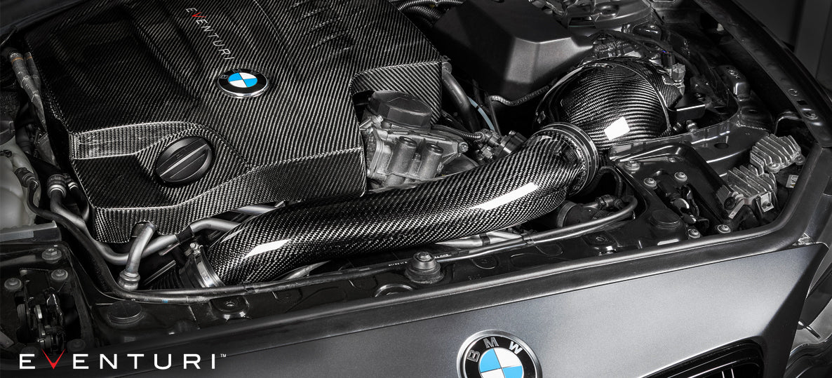 Eventuri Gloss Carbon Intake Kit for BMW M2 M135i M235i 335i 435i N55