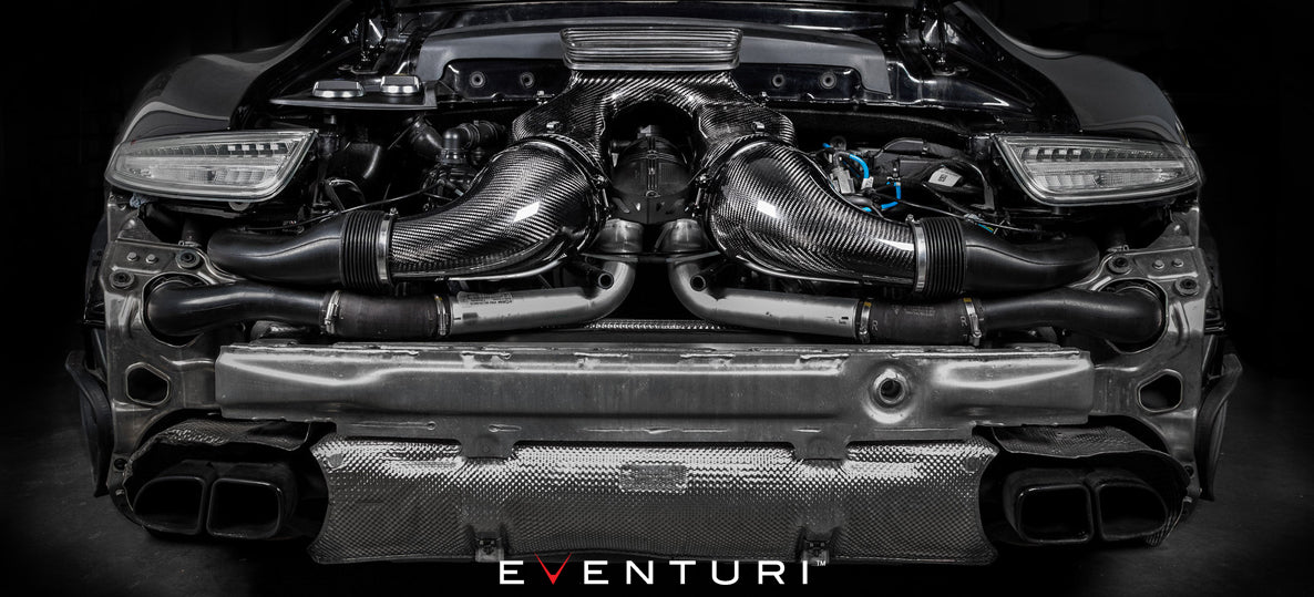 Eventuri Gloss Carbon Intake Kit for Porsche 991 Turbo & Turbo S 991.1 991.2