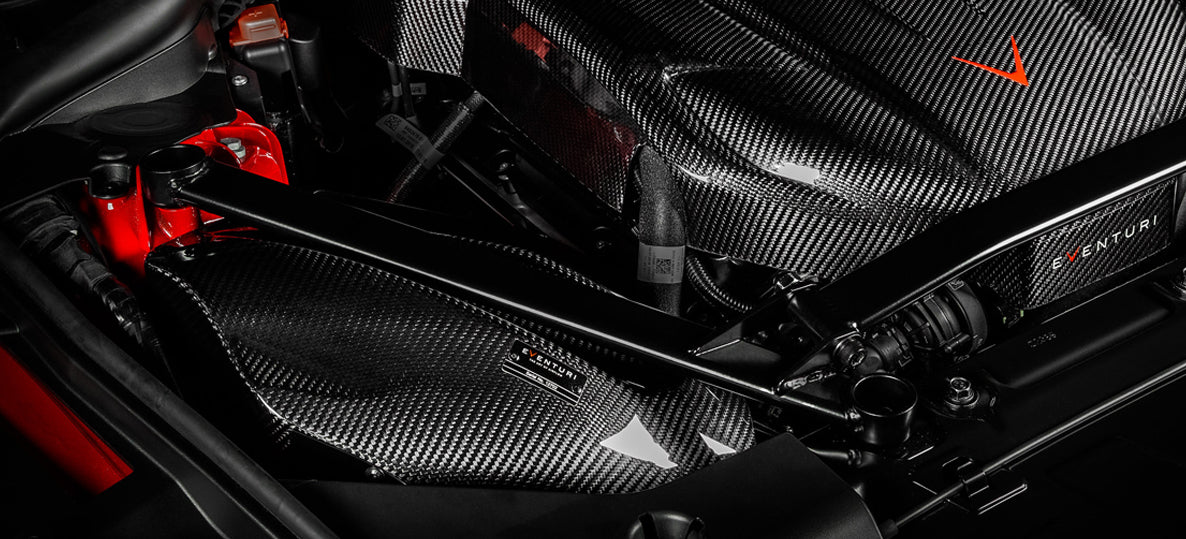 Eventuri Gloss Carbon Intake Kit for Toyota Supra 3.0 B58