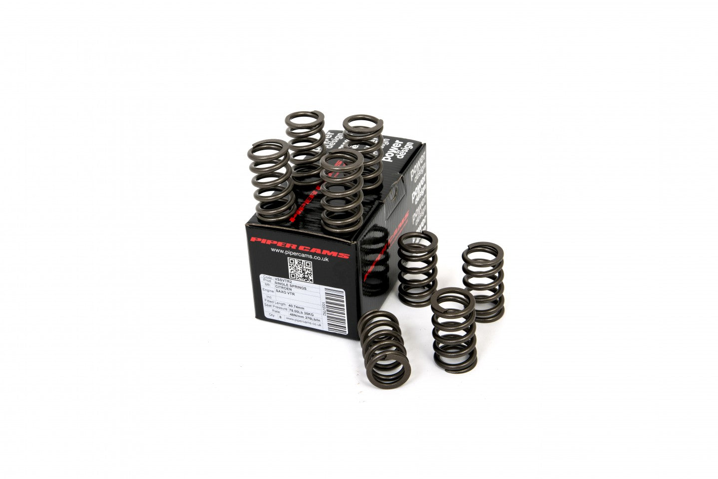 Piper Valve Springs for Citroen Saxo Vtr Non Roller 'Black Top' VSSVTR2