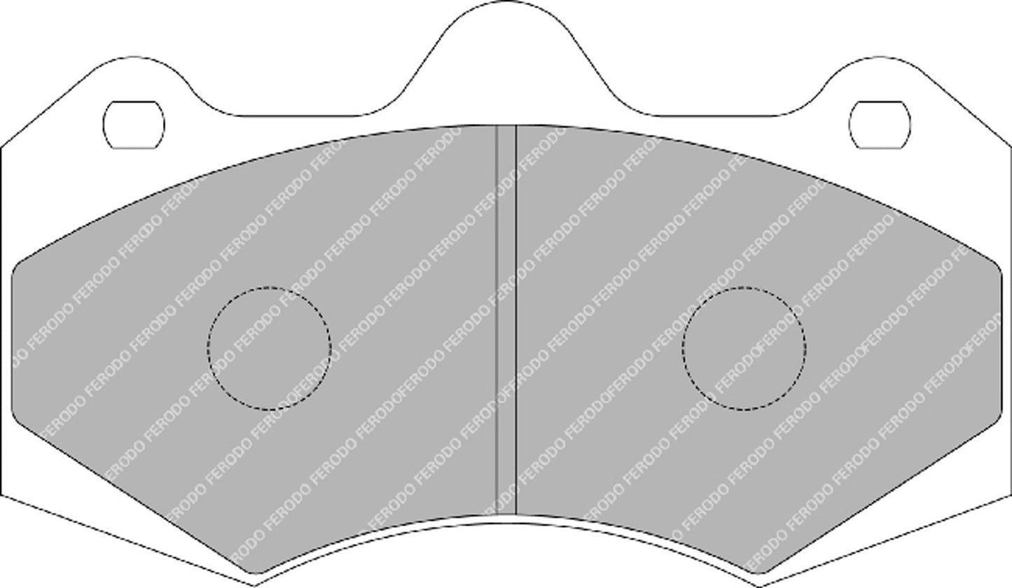 Ferodo DS1.11 Front Brake Pads FRP3084W