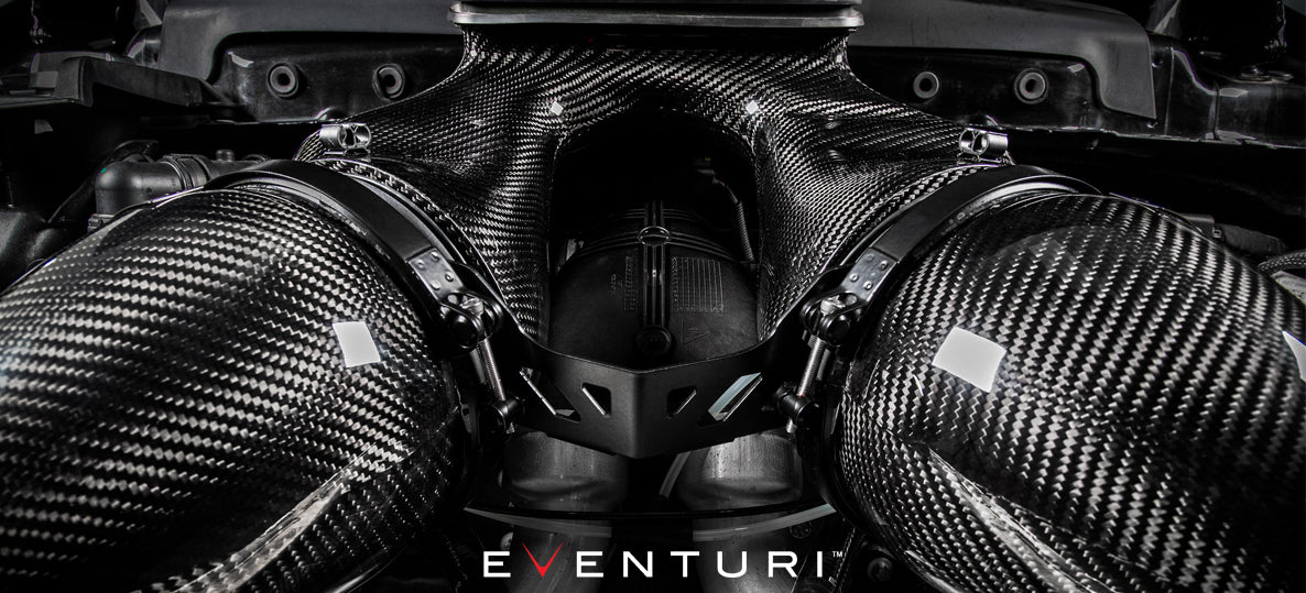 Eventuri Gloss Carbon Intake Kit for Porsche 991 Turbo & Turbo S 991.1 991.2