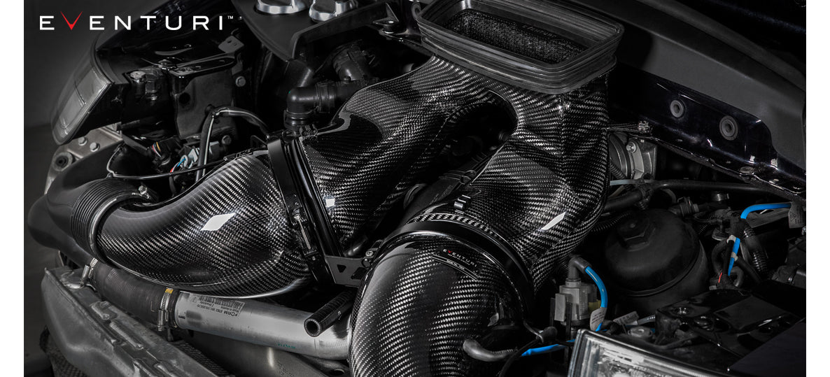 Eventuri Gloss Carbon Intake Kit for Porsche 991 Turbo & Turbo S 991.1 991.2